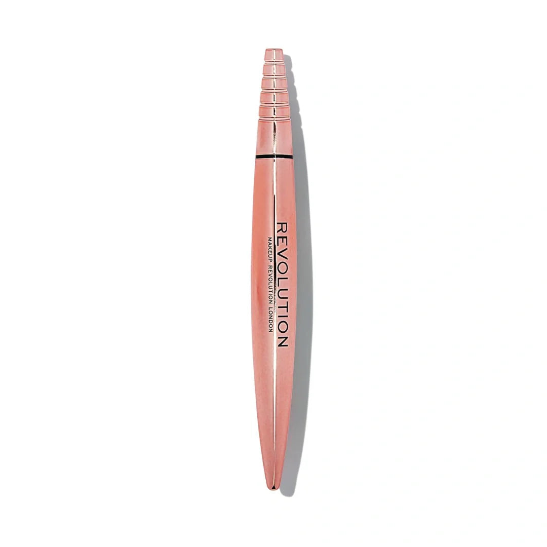 Revolution Renaissance Flick- Black Lengthening & Volumizing Mascara, With Natural Extract & Fibres, Lash Sensational Sky High, Matte Black-0.8 g