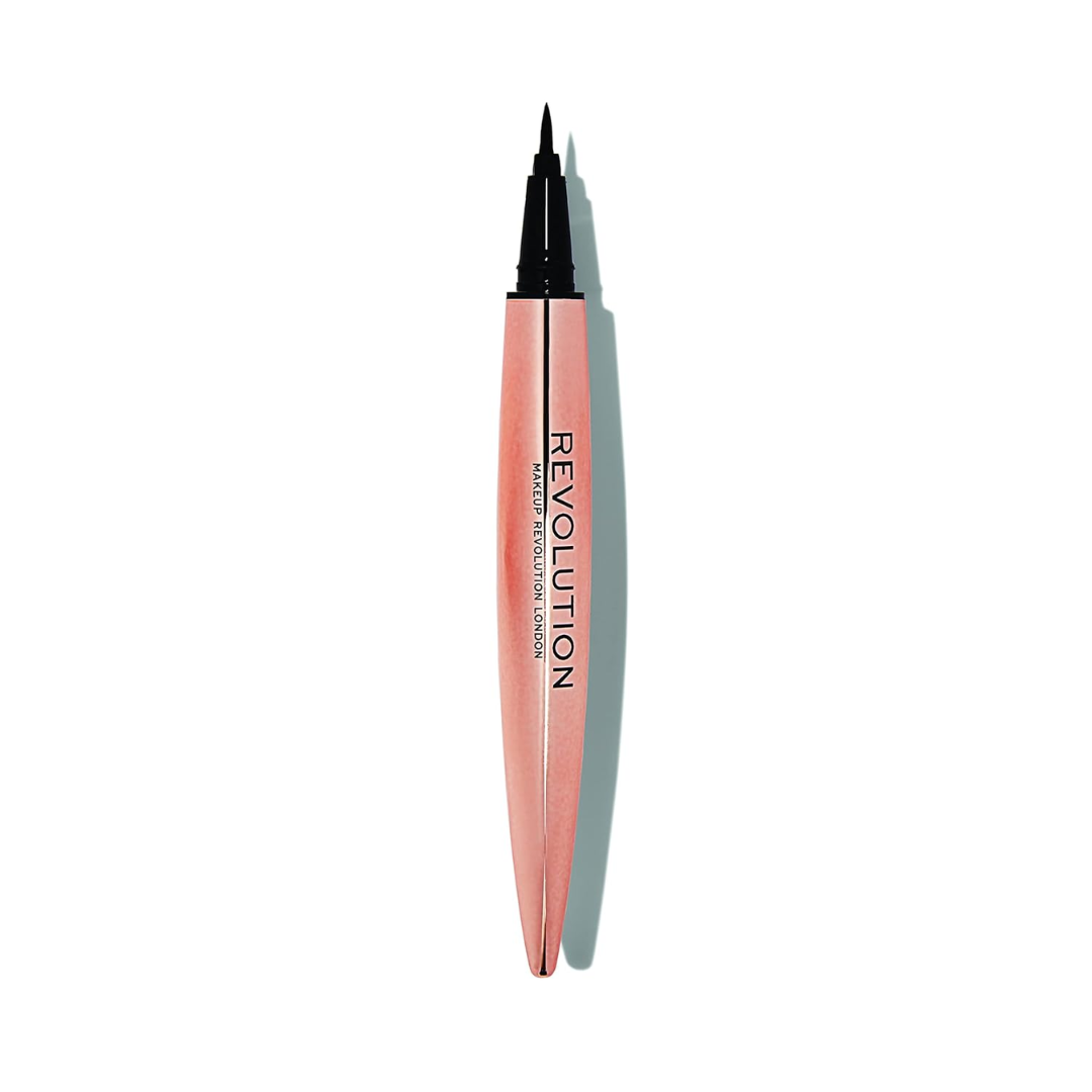 Revolution Renaissance Flick- Black Lengthening & Volumizing Mascara, With Natural Extract & Fibres, Lash Sensational Sky High, Matte Black-0.8 g
