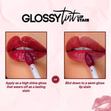 L.A GIRL Glossy Tint Lip Stain-Adored | High Gloss Shine | Long-Lasting Stain | Smooth, Non-Drying Formula | Precise, Doe-Foot Applicator | Cruelty-Free & Paraben-Free | 2.9 Gm