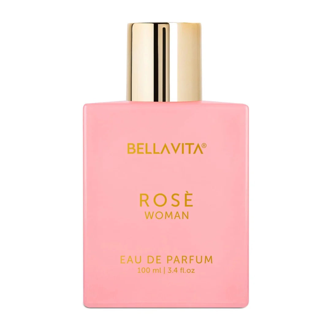 Bella Vita Luxury Rose Woman Eau De Parfum Perfume for Women with Black Currant, Vanilla, Jasmine (100ml)