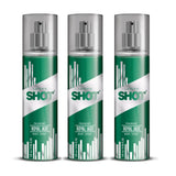 Layer'r Shot Royal Jade Men's Body Spray | Long-Lasting Premium Fragrance - 135ml (Pack of 3)