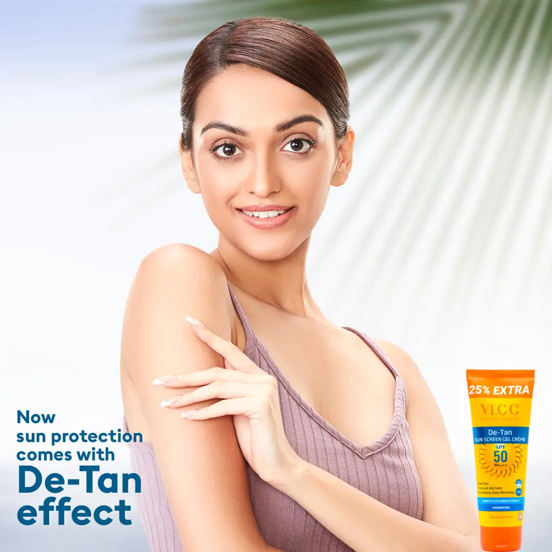 VLCC De Tan SPF 50 PA+++ Sunscreen Gel Cream - 100g