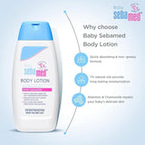 Baby Sebamed Body Lotion| pH 5.5|Ideal for dry skin| Daily moisturisation| 100 ml