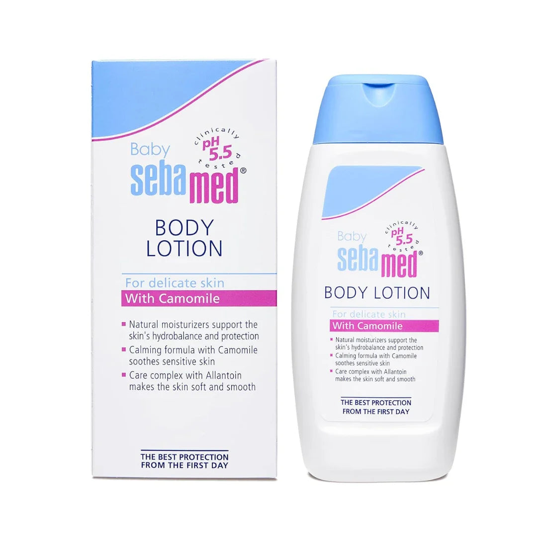 Baby Sebamed Body Lotion| pH 5.5|Ideal for dry skin| Daily moisturisation| 100 ml