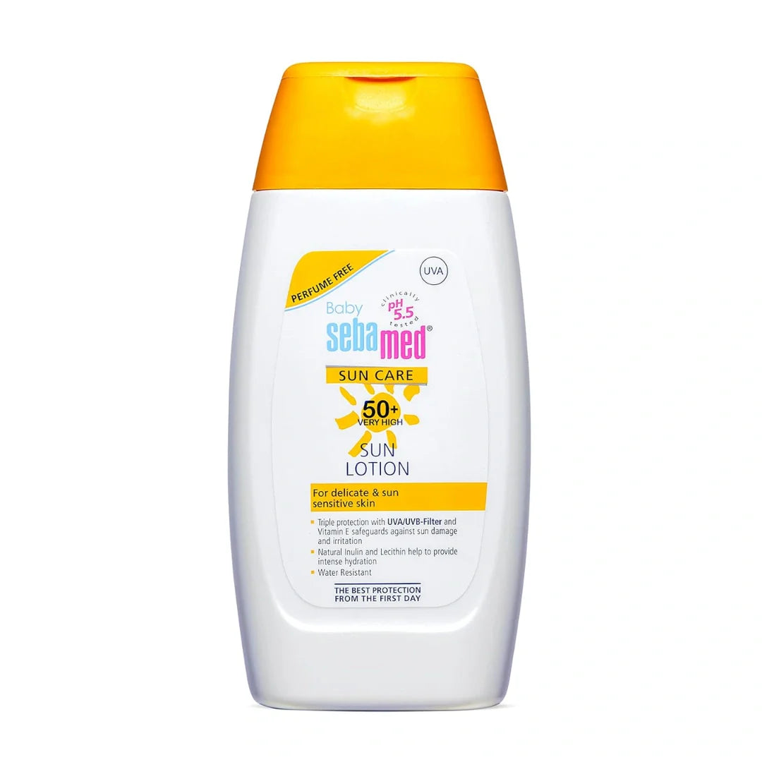 Sebamed Baby Sun Lotion|pH 5.5|Triple Protection from UV rays|Water & Sweat resistant|200 ml