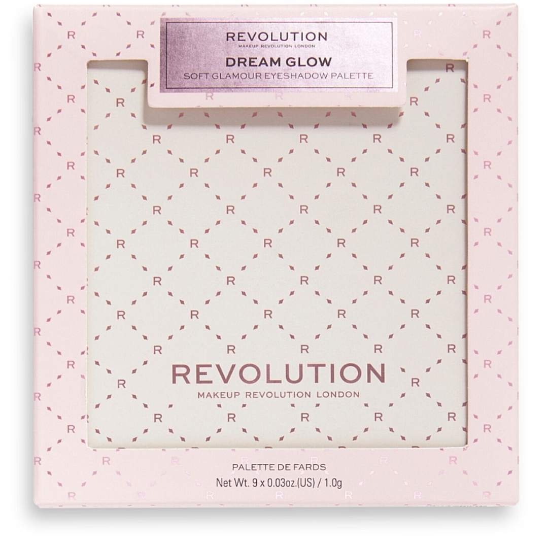MAKEUP REVOLUTION  Soft Glamour Mini Eyeshadow Palette Dream Glow