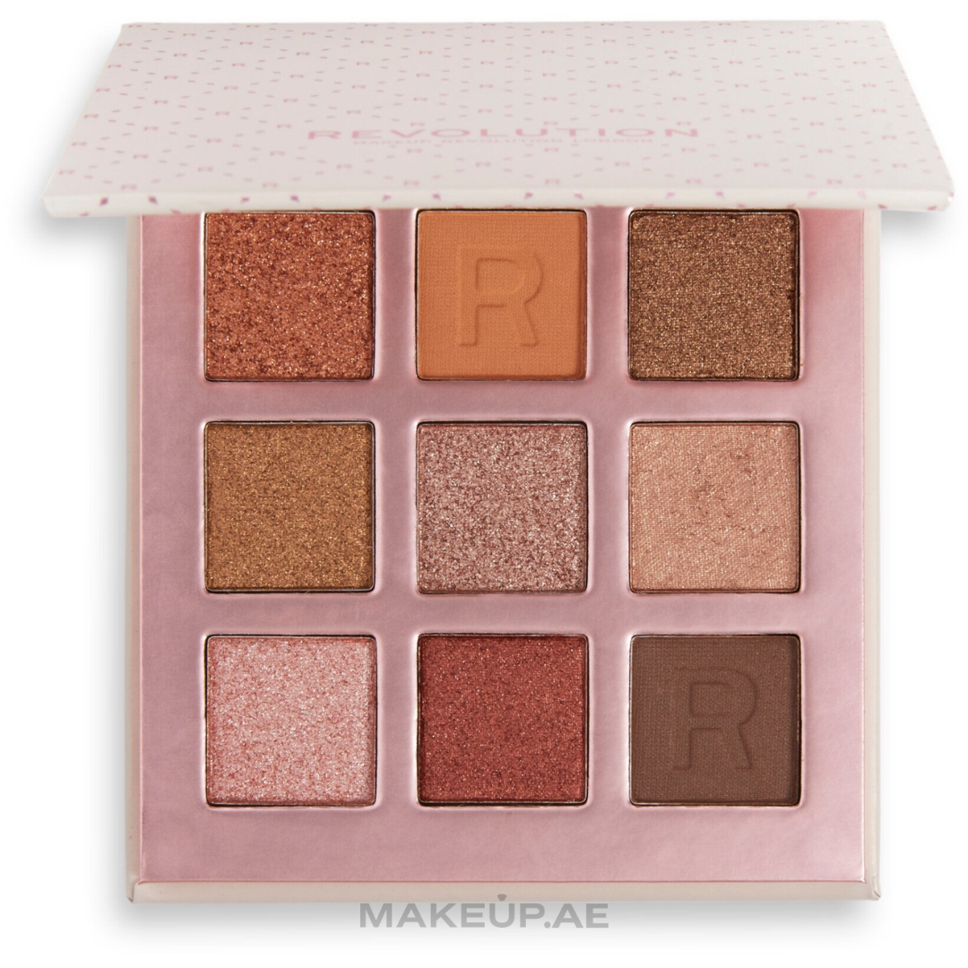 MAKEUP REVOLUTION  Soft Glamour Mini Eyeshadow Palette Dream Glow