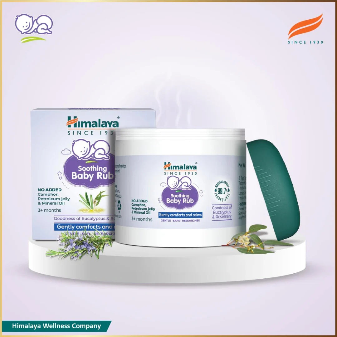 Himalaya Soothing Baby Rub (15ml) | with Eucalyptus Oil | Releives Nasal Congestion & helps easy breathing (Pack of 2)