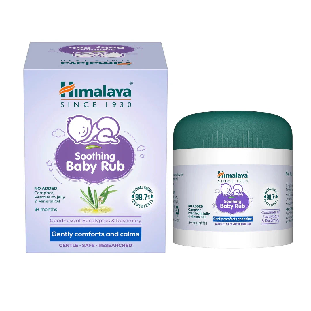 Himalaya Soothing Baby Rub (15ml) | with Eucalyptus Oil | Releives Nasal Congestion & helps easy breathing (Pack of 2)