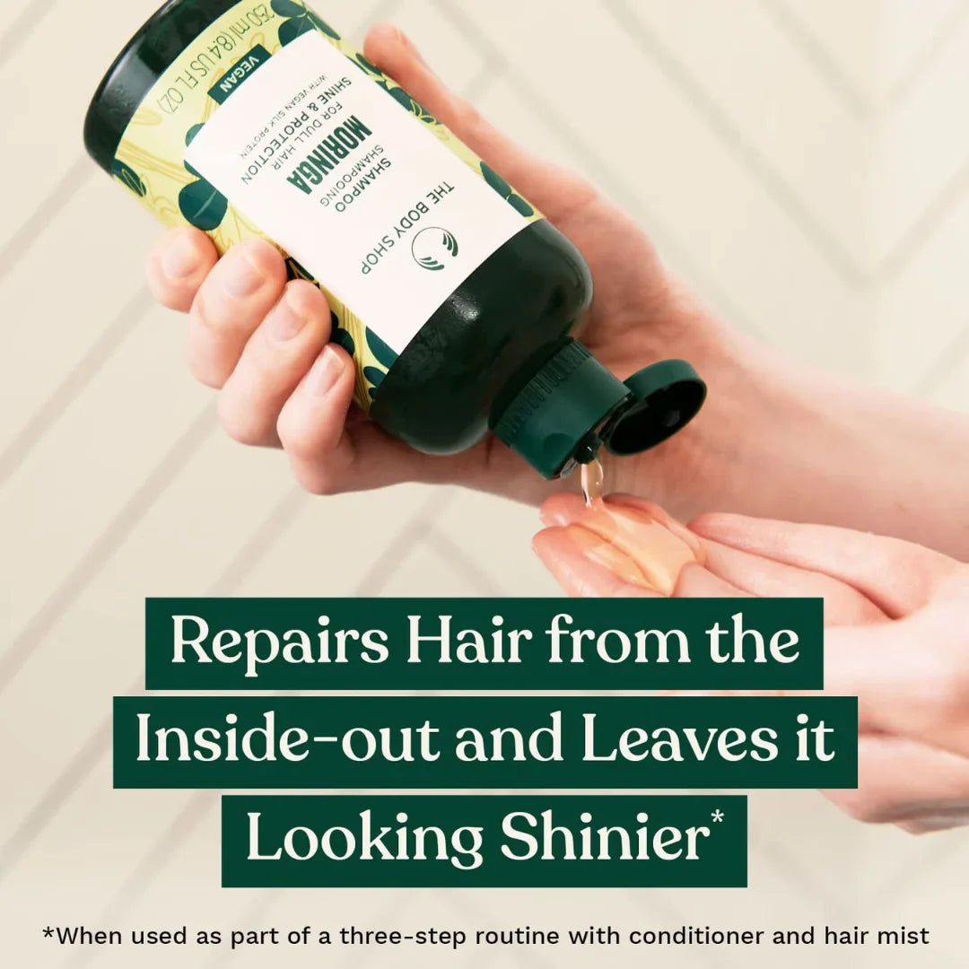 The Body Shop Vegan Moringa Shine & Protection Shampoo (250ml)