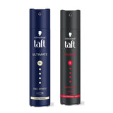 tshaispry - Schwarzkopf Taft Power Hair Spray With Caffeine Formula & Taft Ultimate Hair Spray For Hair With Crystal Shine 250ml - Looknstyle