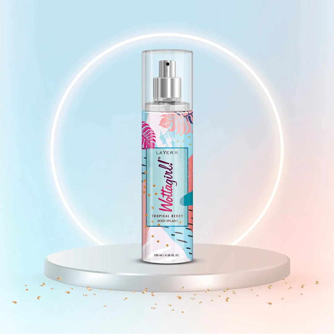 Layer'r Wottagirl Tropical Berry Body Splash for Women (135ml)