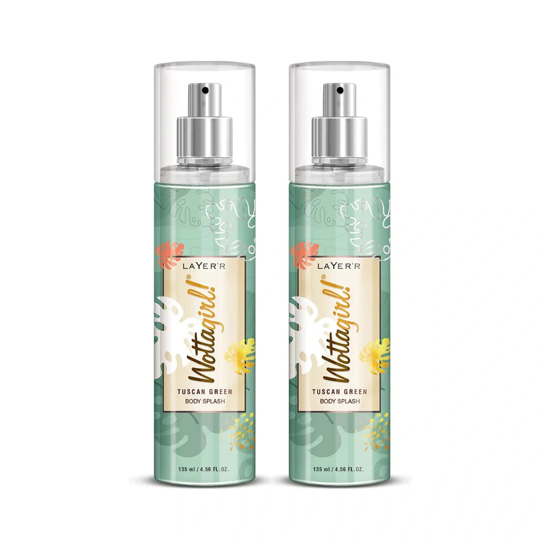 Layer'r Wottagirl Tuscan Green Body Splash for Women (135ml)