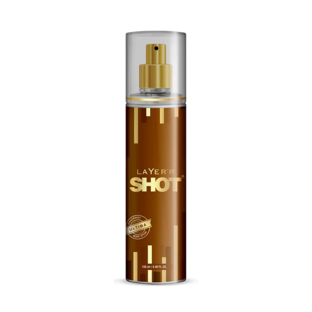 Layer'r Shot Gold Ultima Body Deodorant For Men (135ml)
