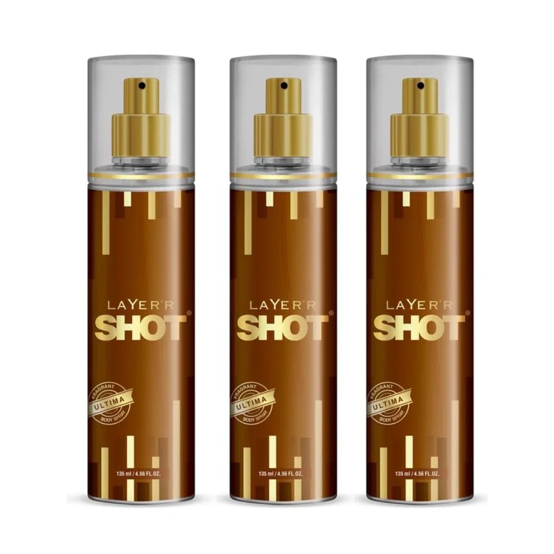 layultde-3 - Layer'r Shot Gold Ultima Body Deodorant For Men (135ml) - Looknstyle
