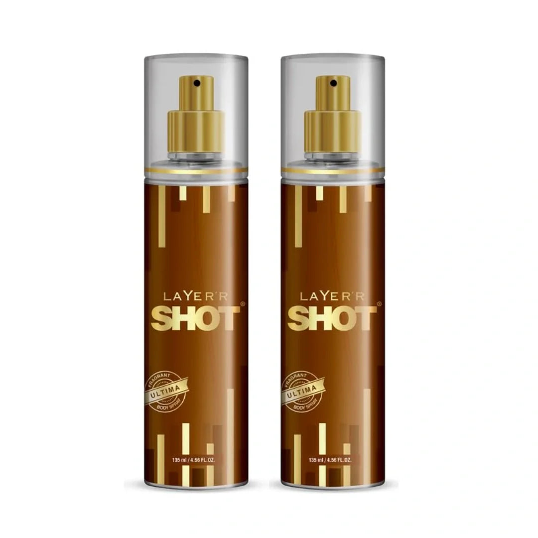 Layer'r Shot Gold Ultima Body Deodorant For Men (135ml)