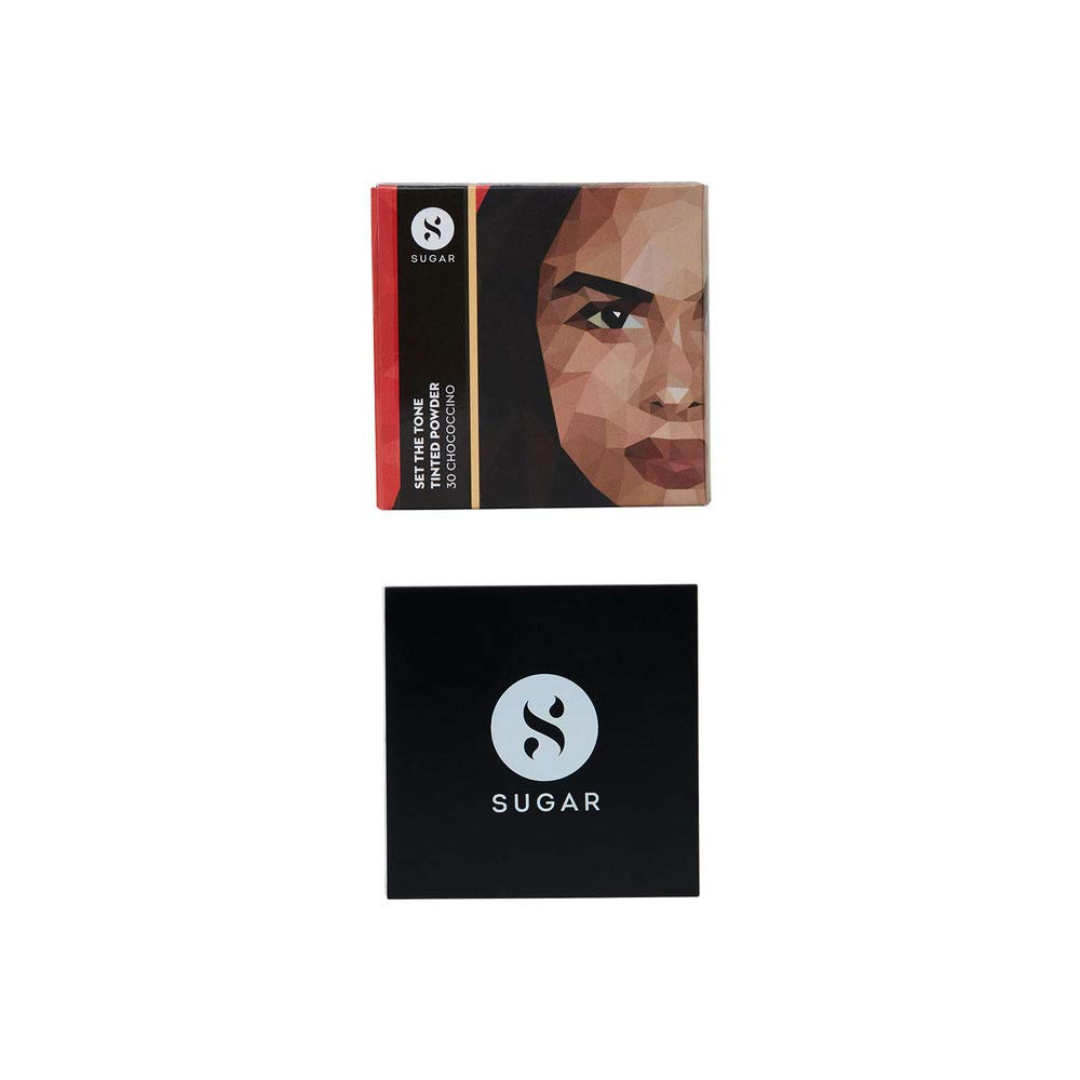 SUGAR Cosmetics Set the Tone Tinted Powder  (Medium), 15 g