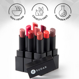 SUGAR Cosmetics Nothing Else Matter Longwear Lipstick for Women | Lasts Up To 8+ Hours| Enriched with Vitamin E | 100% Vegan | 3.2gm - 03 Rust Have