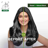 Garnier, Hair Colouring Creme, Long-lasting Colour, Smoothness & Shine, Color Naturals, Shade: 1 Natural Black, 70ml + 60g