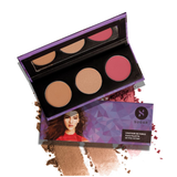 SUGAR Cosmetics Contour De Force Face Palette for Makeup | Includes Matte Bronzer, Highlighter & Blush | Makeup Palette with Built-in Mirror - 01 Subtle Summit
