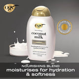ogxcond - OGX Nourishing + Coconut Milk Moisturizing Conditioner For Strong & Healthy Hair, 385ml - Looknstyle