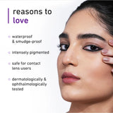 Plum Naturstudio All-Day-Wear Kajal | Water & Smudge-Proof | 24-Hour Long Stay | Intense Matte Black | Gel Finish | 2-In-1 Kajal & Eyeliner | Suitable for Sensitive Eyes & Contact Lenses | Includes Sharpener | 1.2g