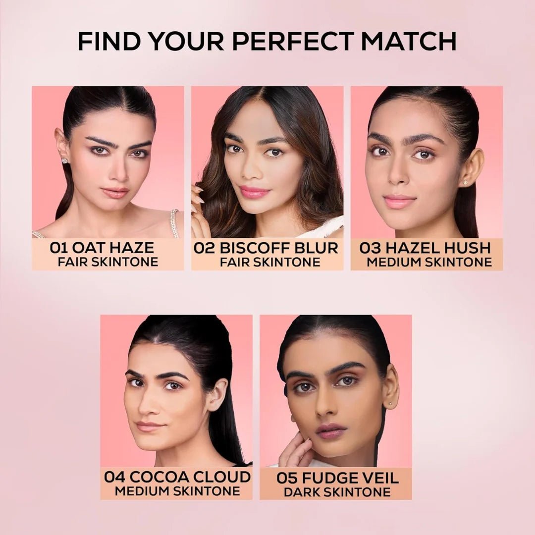 renee - RENEE Bollywood Filter Blurring Matte Finish Liquid Foundation - ( Hazel Hush 03 ) | Lightweight, Full Coverage | Blurs Pores, Evens Skin Tone, Hydrates | With Hyaluronic Acid & Niacinamide | 30 ml - Looknstyle