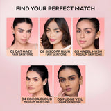 renee - RENEE Bollywood Filter Blurring Matte Finish Liquid Foundation - ( Hazel Hush 03 ) | Lightweight, Full Coverage | Blurs Pores, Evens Skin Tone, Hydrates | With Hyaluronic Acid & Niacinamide | 30 ml - Looknstyle