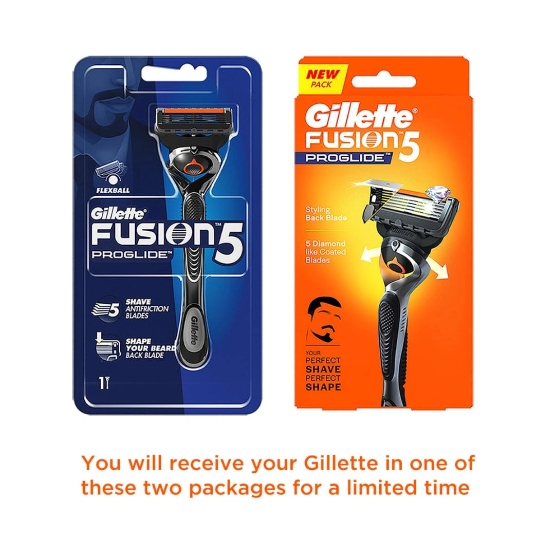 Gillette Fusion Proglide Razor for Men for Perfect Shave and Perfect Beard Shape (1Pc)