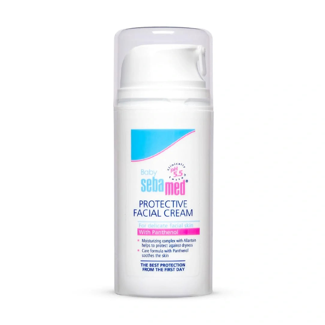 Sebamed Baby Protective Facial Cream|pH 5.5| Face Cream|Vitamin E for Soft Skin|Ideal for salivary rashes|100ml
