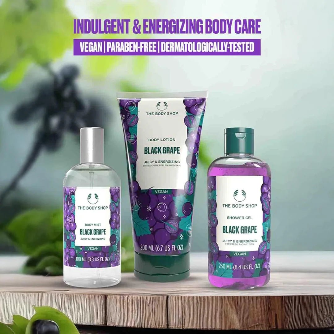 tbsbgsg - The Body Shop Black Grape Shower Gel 250 ml - Looknstyle