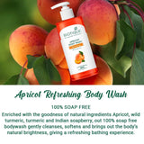 btqaprtbdwh - Biotique Apricot Refreshing Body Wash 300ml - Looknstyle