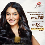 dbralmdsh - Dabur Almond Shampoo - 650 ml | For Nourished & Smooth Hair | Intense Nourishment | Helps in Hair Strenghtening - Looknstyle