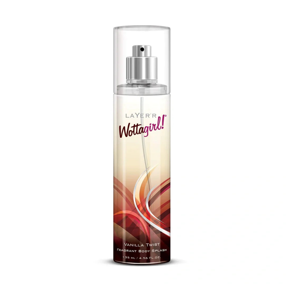 Layer'r Wottagirl Vanilla Twist Body Splash Spray For Women (135ml)