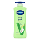 bodlotcs - Vaseline Aloe Fresh Body Lotion,24 HR Long Lasting Moisturisation with Aloe Vera extract and Menthol, 600ml - Looknstyle