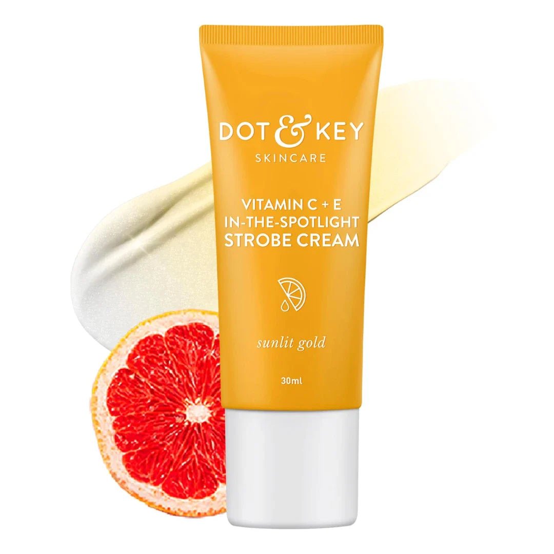 dkstcrm - DOT & KEY Vitamin C + E In - The - Spotlight Strobe Cream|Face Skin Radiance Cream (30ml) - Looknstyle