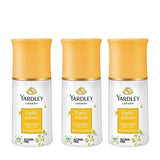 Yardley London English Blossom Deodorant Roll-On Alcohol Free 50ML Each 