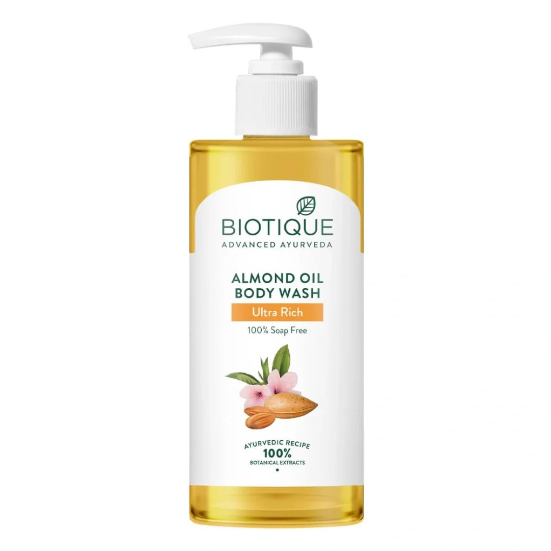  - Biotique Almond Oil Ultra Rich Body Wash 300ml - Looknstyle