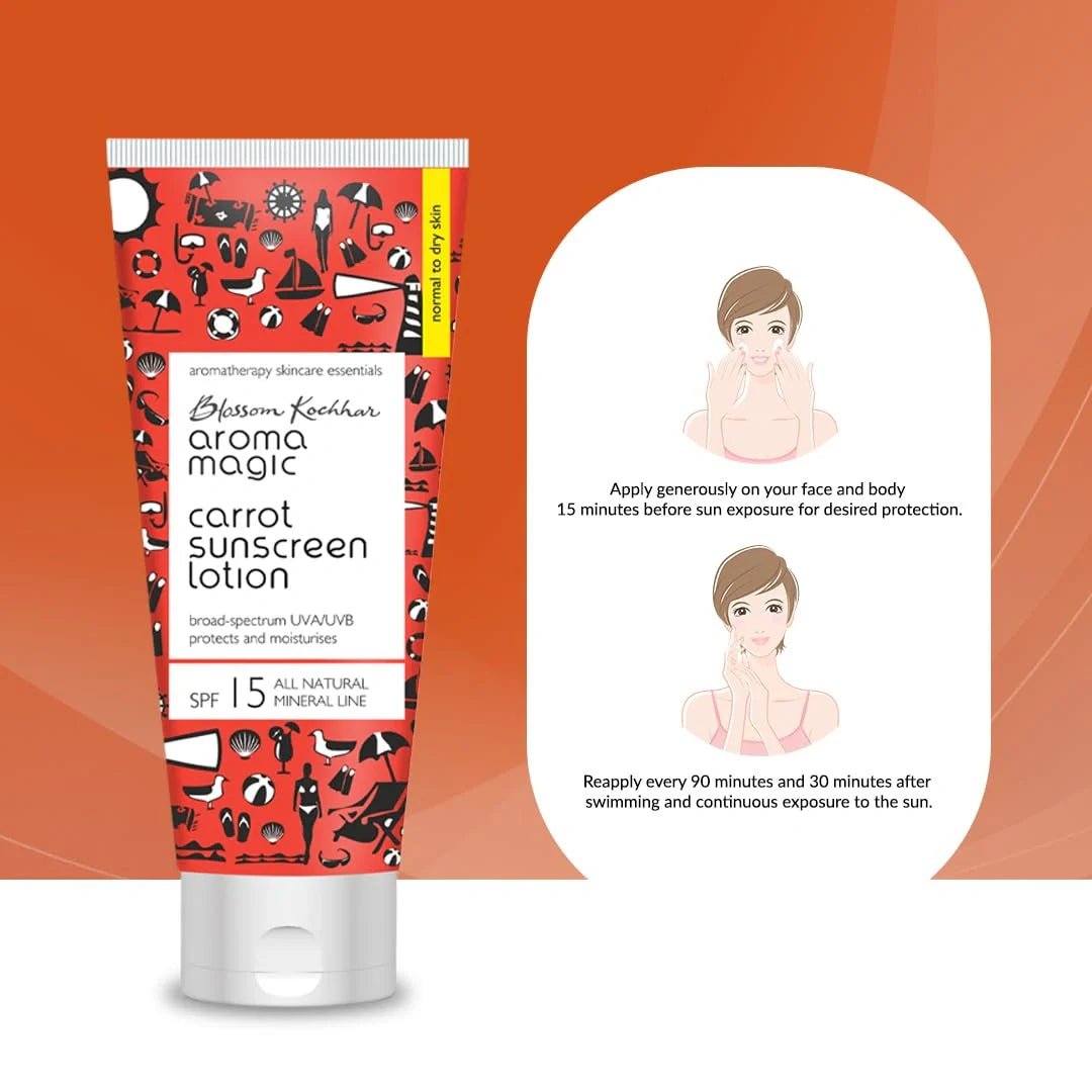 aro59 - Aroma Magic Carrot Sun Screen Lotion, 100ml - Looknstyle