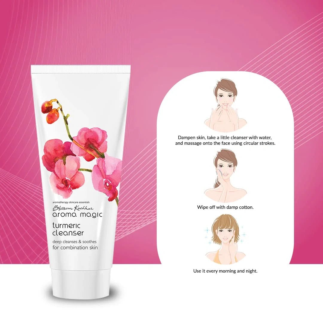 aro169 - Aroma Magic Turmeric Cleanser and Soothes For Combination Skin, 100g - Looknstyle