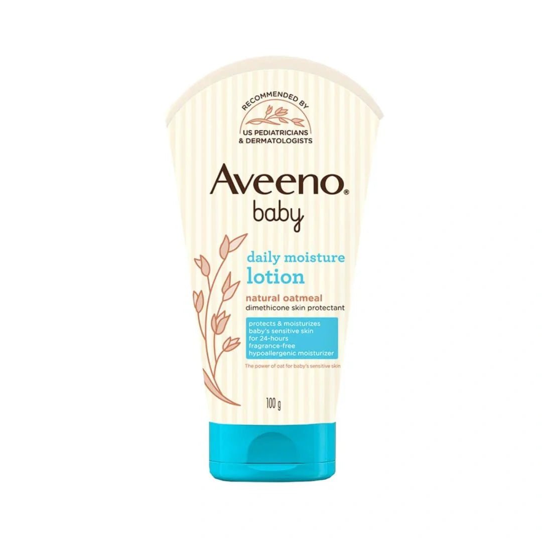 avdmolon - Aveeno Baby Daily Moisture Lotion with Oat Flour, Glycerin, and dimethicone (100ml) - Looknstyle