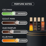 belamnst - Bella Vita Luxury Man Perfume Gift Set (4Pcs) - Looknstyle