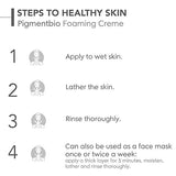 biode1 - Bioderma Pigmentbio Foaming Cream Brightening Exfoliating Cleanser (Face & Body Wash) For Brightened Skin, 200 ml - Looknstyle