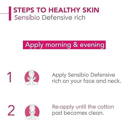 biode5 - Bioderma Sensibio Defensive Rich Active Anti - Pollution Cream - Hydration/Moisturisation 12h Nutrition, 40ml - Looknstyle