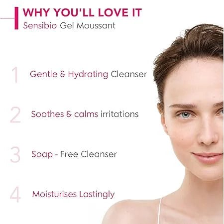 biode2 - Bioderma Sensibio Gentle Soothing Micellar Cleansing Foaming Gel For Sensitive Skin(100ml) - Looknstyle