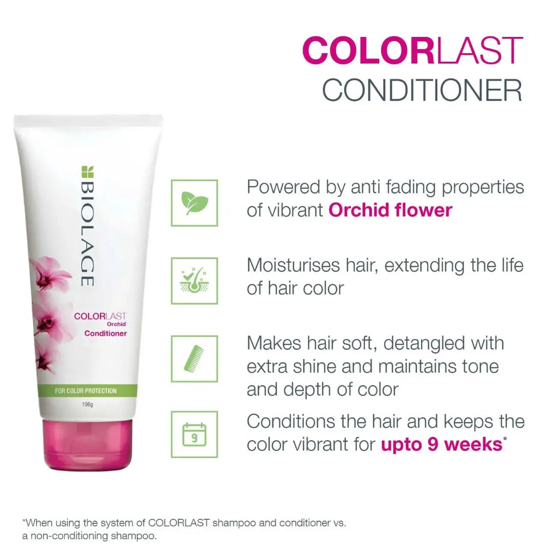 Biolage Colorlast Professional Conditioner, Helps Protect Colored Hair & Maintain Vibrancy (98g)