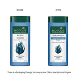bio451 - Biotique Ocean Kelp Anti Hairfall Shampoo | Intensive Hair Growth Therapy| Anti Hairfall Shampoo that Maintains Shine |100% Botanical Extracts | Suitable for All Hair Types |180ml - Looknstyle