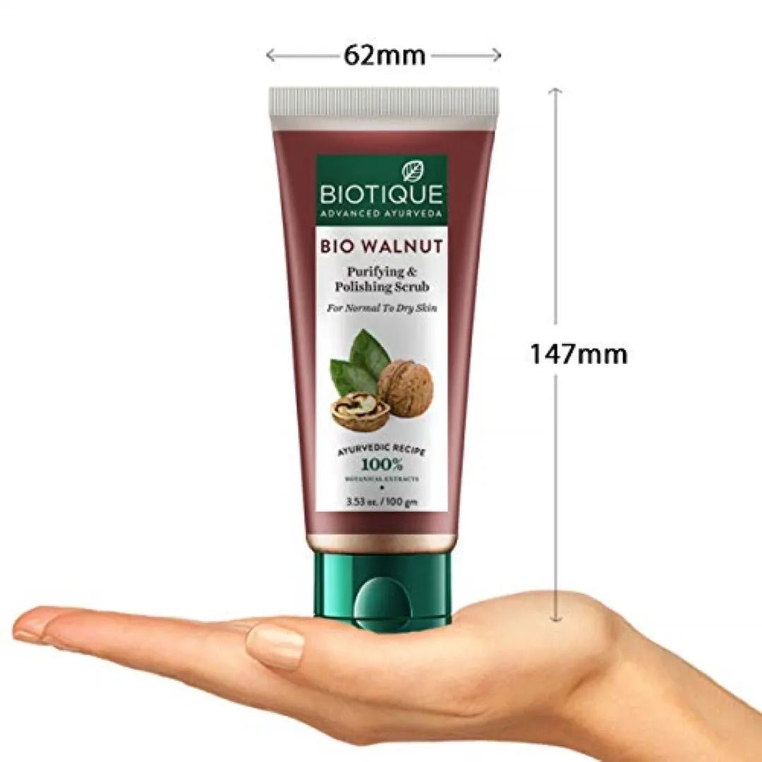 bio15 - Biotique Walnut Exfoliating & Polishing Face Scrub For Normal to Dry Skin, 100gm Visit the Biotique Store - Looknstyle