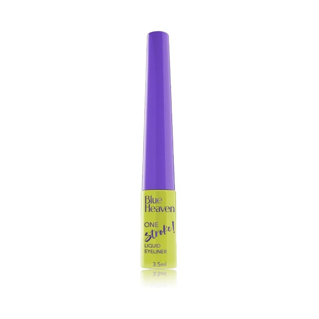 buelnr - Blue Heaven One stroke Liquid Black Glossy Eyeliner, 3.5ml - Looknstyle