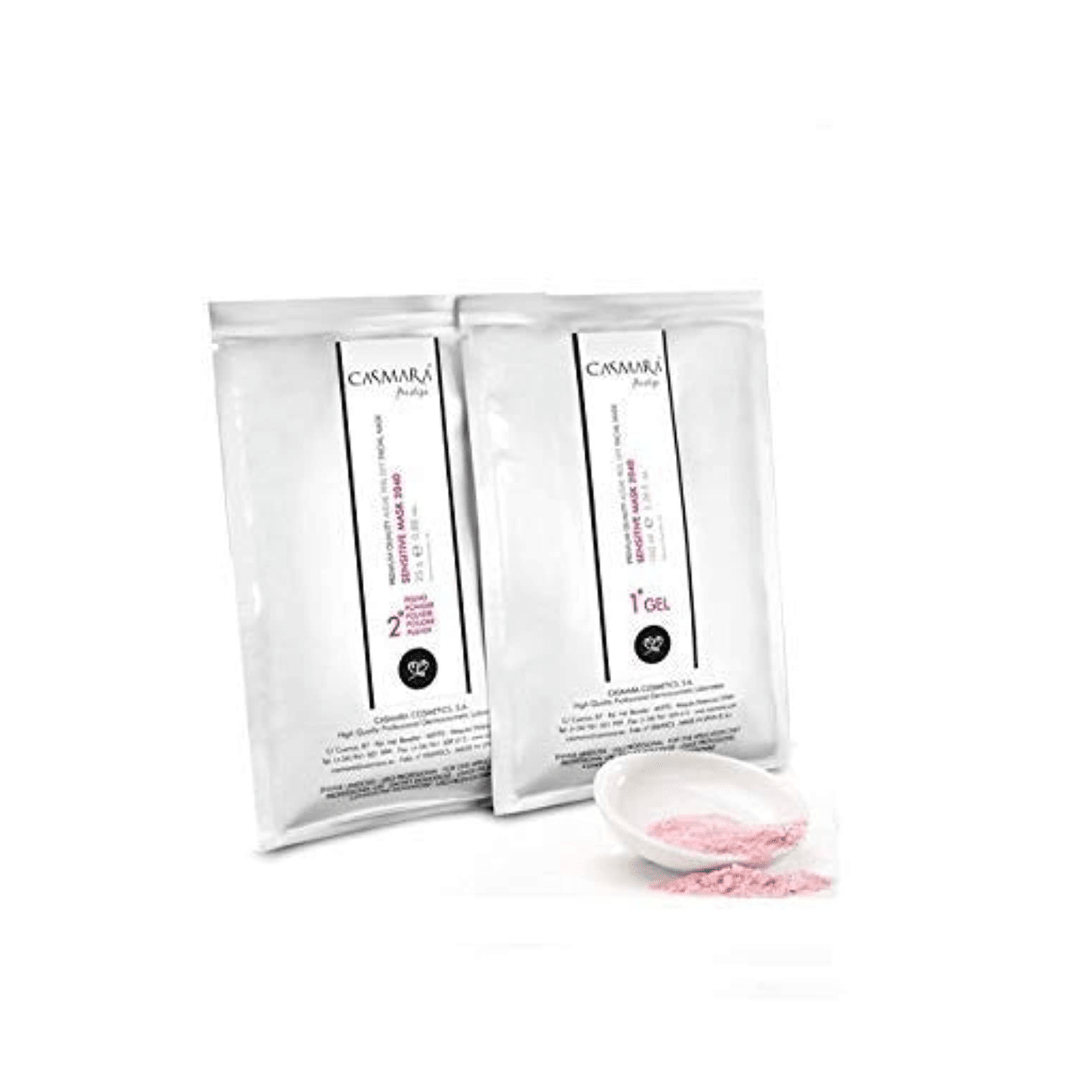 casmara peel off 2040 - CASMARA Prestige SENSITIVE Premium MASK 2040 ALGAE PEEL OFF FACIAL MASK (Set Of 1 Gel and 1 Powder) 125gm - Looknstyle